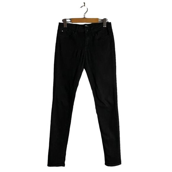 Else Women's Black Mid Rise Skinny Denim Jeans - Picture 1 of 9